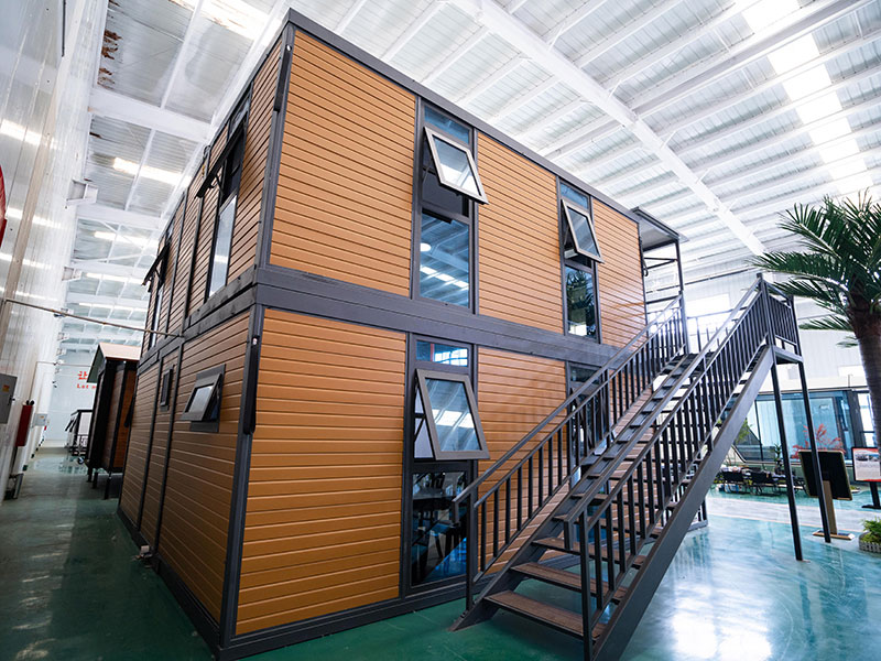 Two-level Flat-roof Double-side Expandable Modular Home(Image5) Two-level Flat-roof Double-side Expandable Modular Home(Image5)