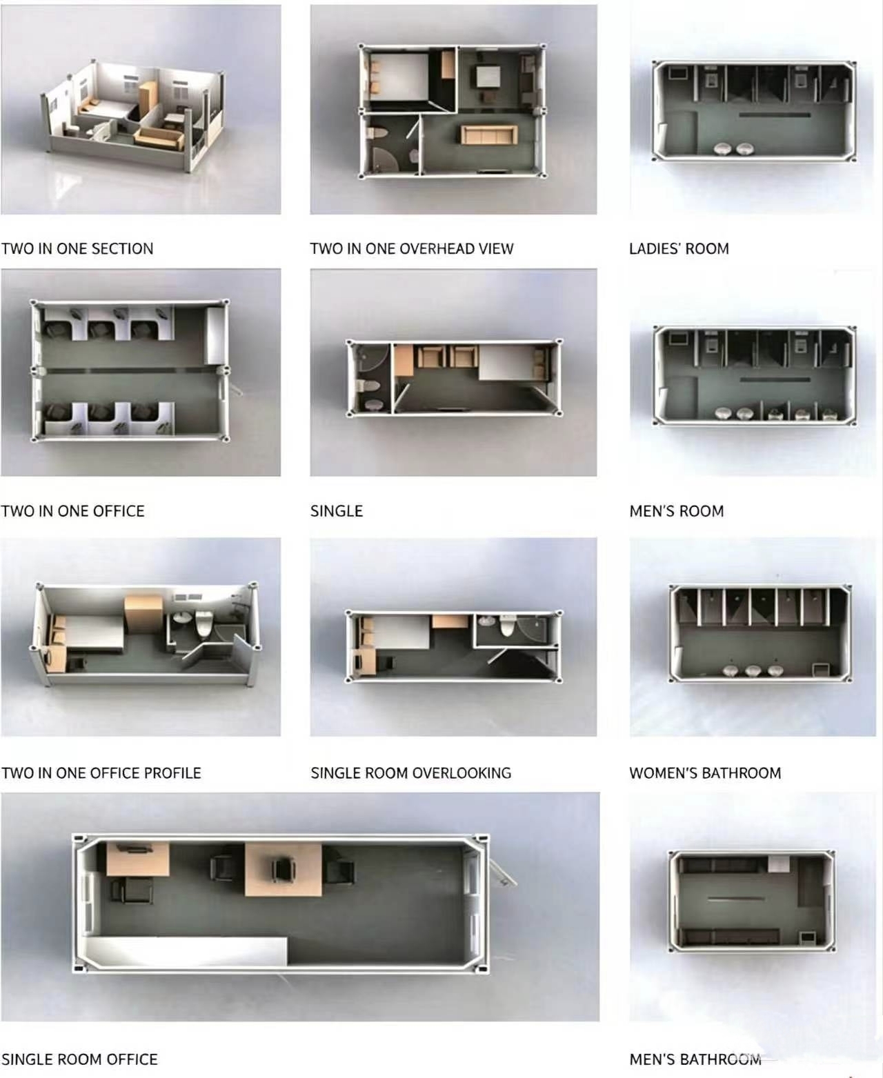 Flat Pack Security Guard House Container(Image2) Flat Pack Security Guard House Container(Image2)