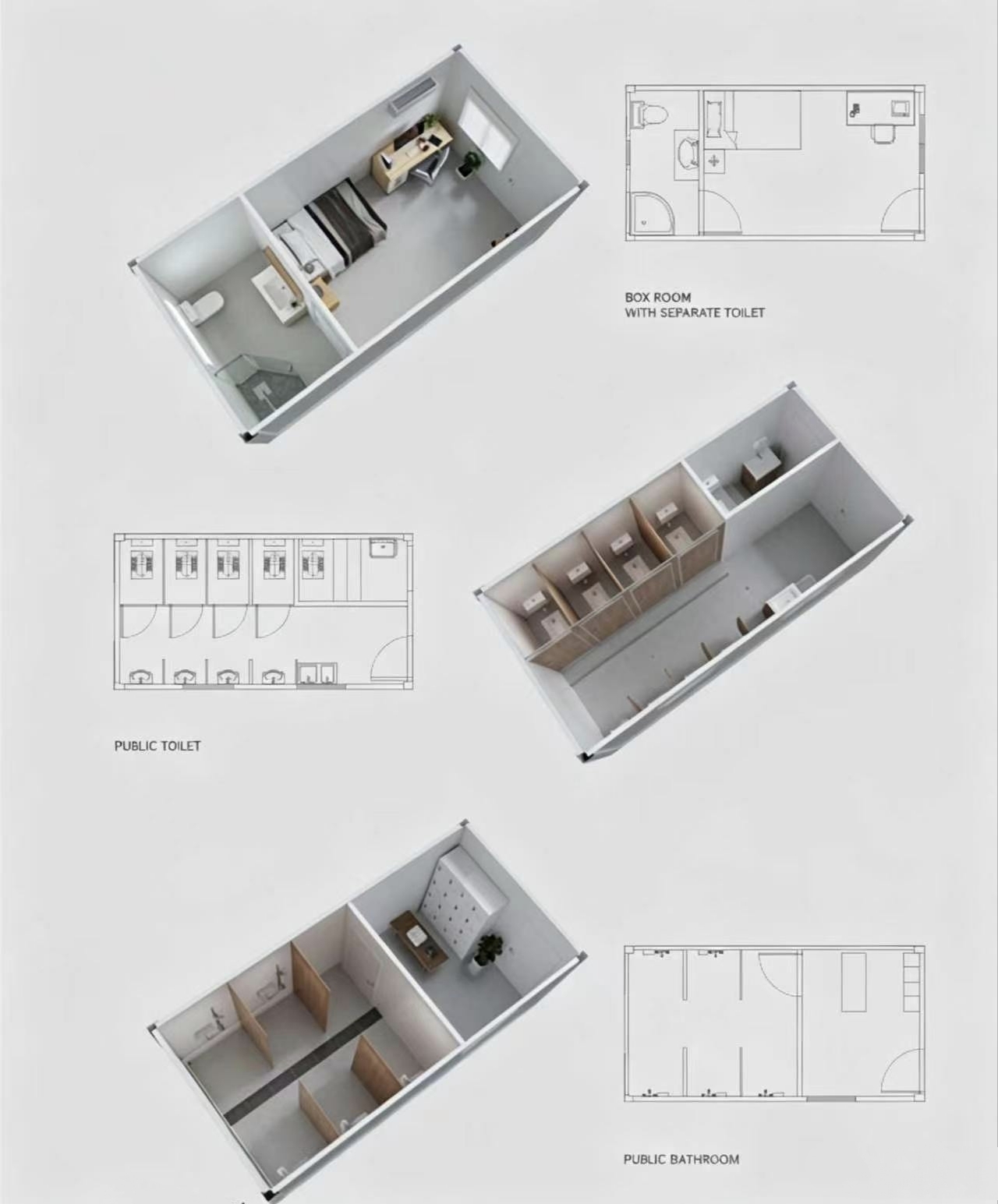 Flat Pack Security Guard House Container(Image1) Flat Pack Security Guard House Container(Image1)